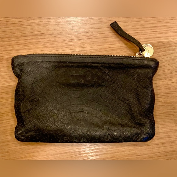 Clare V. small black leather pouch - Picture 2 of 6